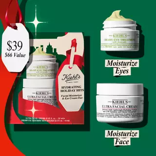 Holiday Hydrating Hits Holiday 2026 Skincare Gift Set | Kiehl's Holiday Hydrating Hits Holiday 2026 Skincare Gift Set | Kiehl's